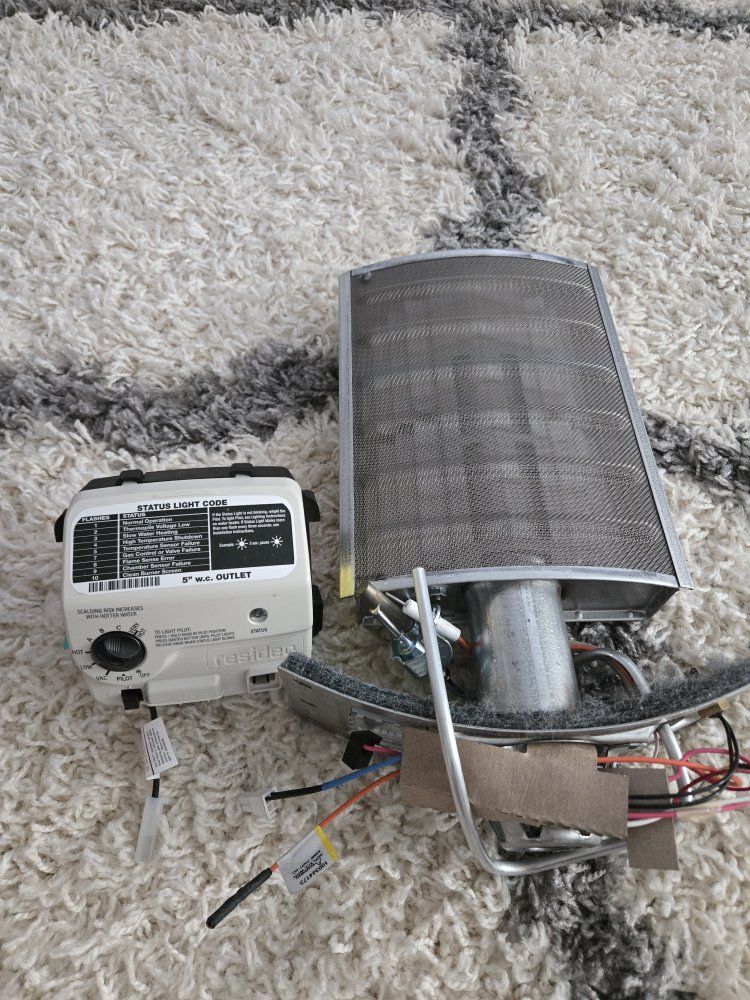 Water heater burner assembly