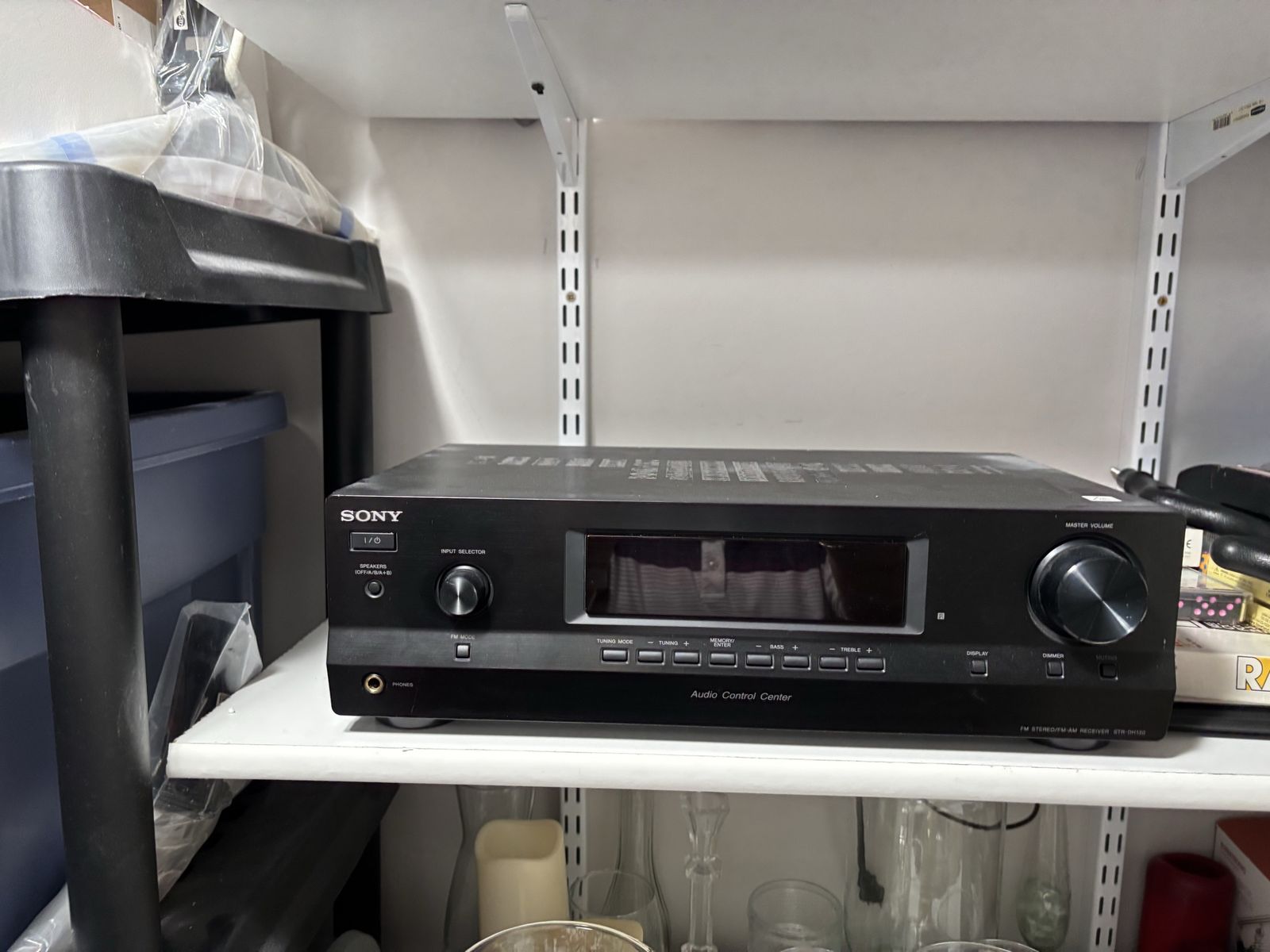 Sony STR-DH190 FM Stereo/FM-AM Receiver - Audio Control Center