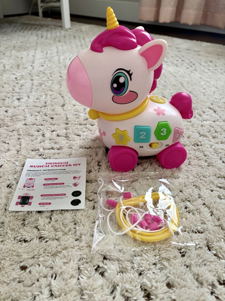Bilingual Musical Unicorn Toy