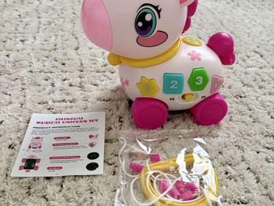 Bilingual Musical Unicorn Toy