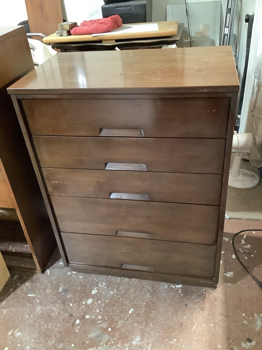 5 Drawer All Wood Dresser