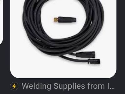 tig torch. Extension Cable Kit - Welding Supplies - Good Condition