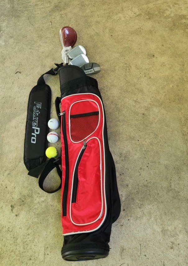 golf set, youth flex, future pro, excel cond