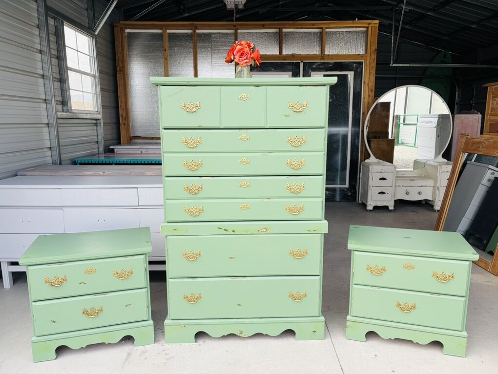 3 Piece Sage Bedroom Set