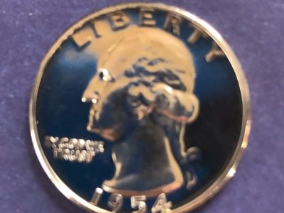 1954 Silver Quarter Dollar