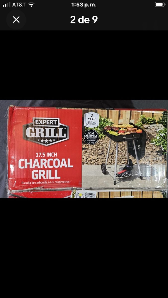 Expert Grill 17.5" Charcoal Grill with Easy Assembly,