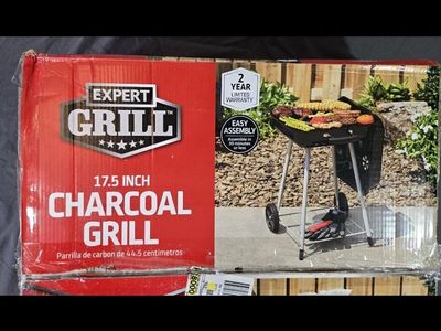 Expert Grill 17.5" Charcoal Grill with Easy Assembly,