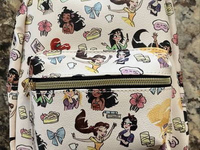 Disney Princess Canvas Lounge Fly Like Purse Mini Backpack Mulan Moana Belle