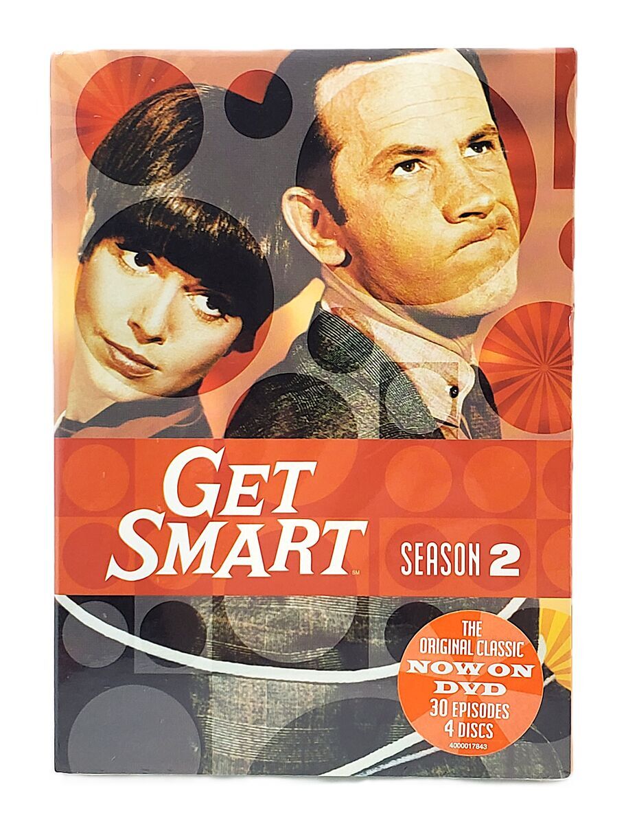 “Get Smart” Season 2 (1966) – 4-Disc DVD Set (Don Adams) – NEW
