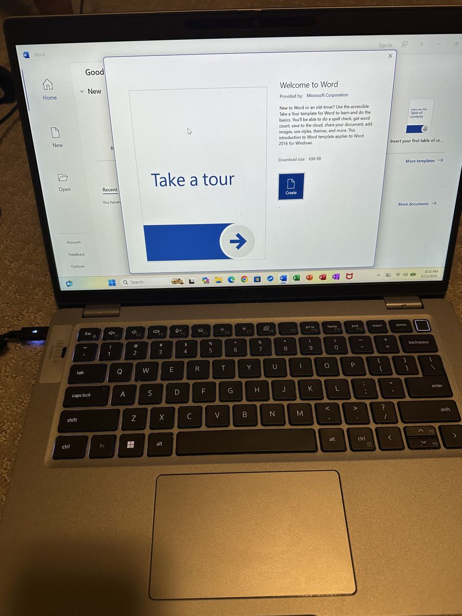 Dell Touch Laptop i7 Core 12th 32 GB RAM 1 TB SSD