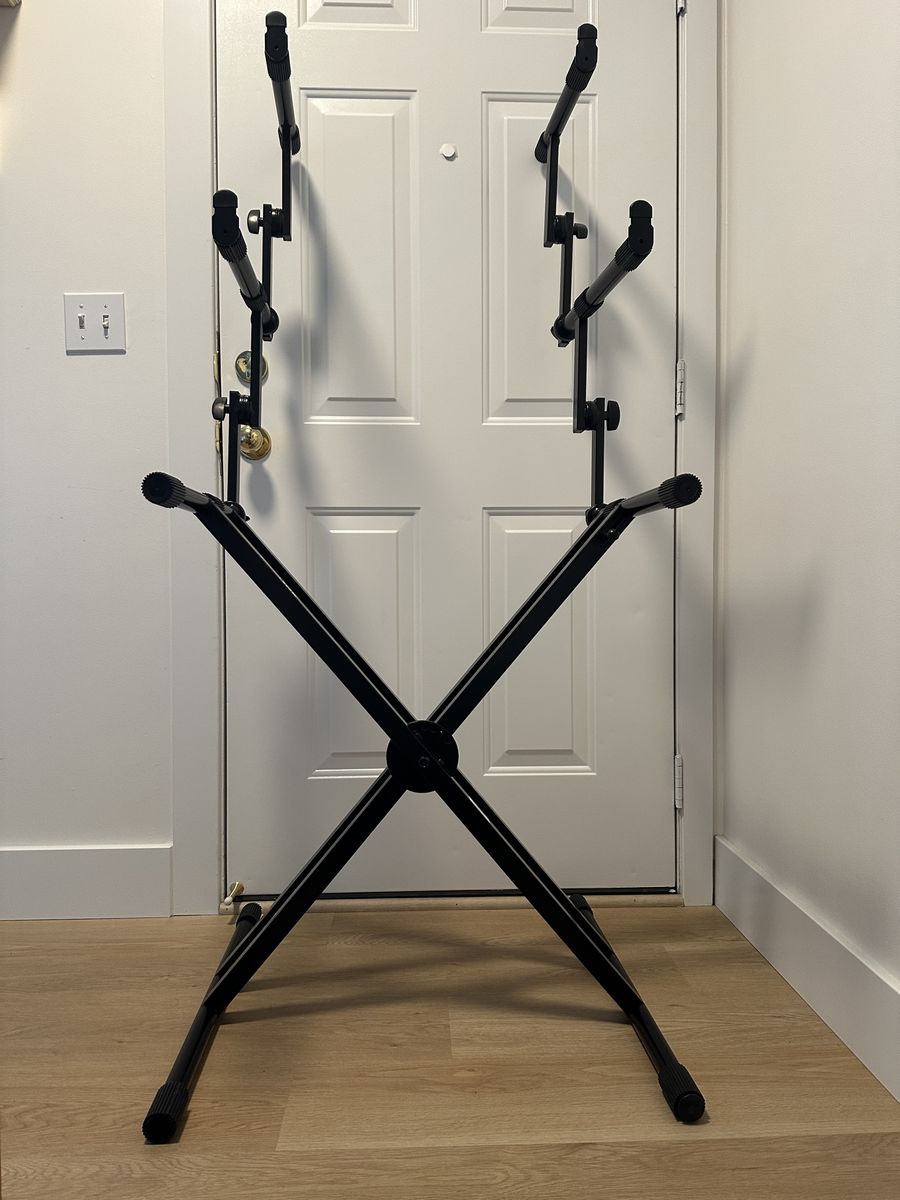 Proline 3-Tier Double X-Braced Keyboard Stand