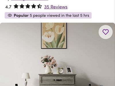 Grey 3 Piece Bedroom Set - 2 Nightstands & Dresser