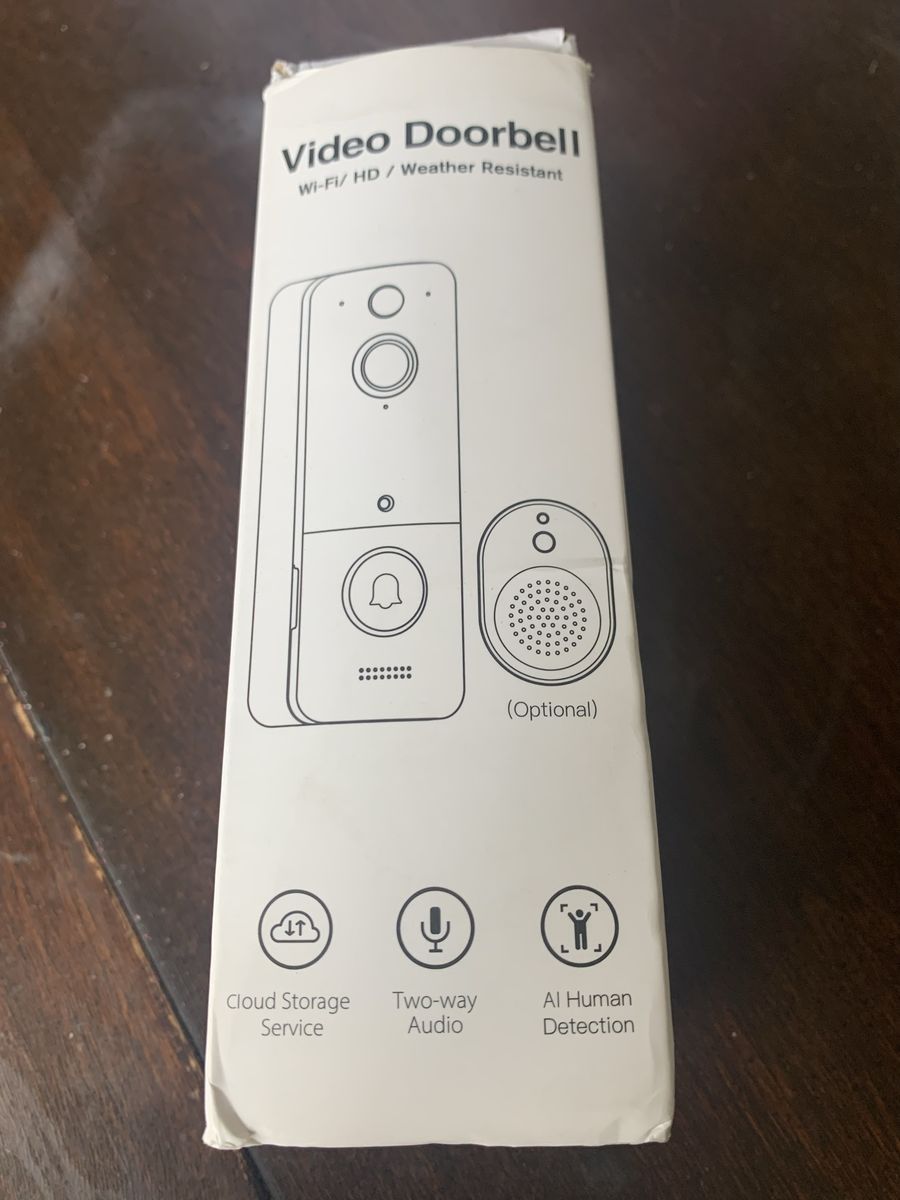 Video Doorbell, Wi-fi, Hd, Human Detection,  New