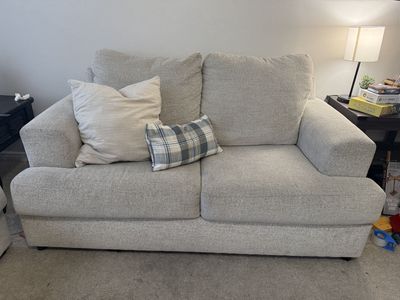 Large Ashley Sofa & Loveseat