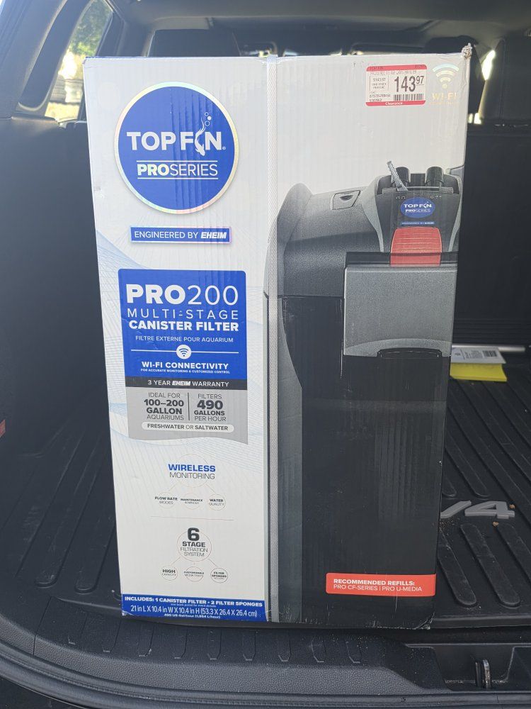 New Topfin Canister Filter