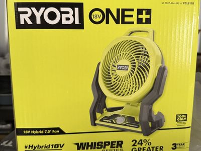 Ryobi one+ hybrid fan