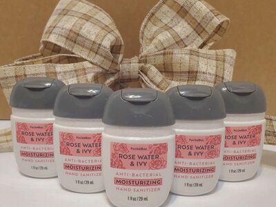 5x Rose Water & Ivy Moisturizing Sanitizers