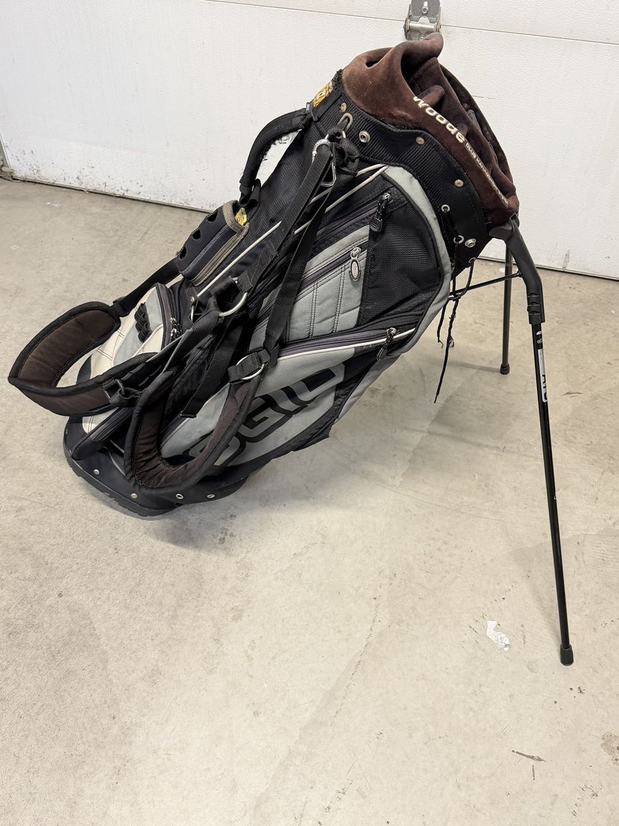 OGIO Woode Stand Golf Bag - Black/Grey