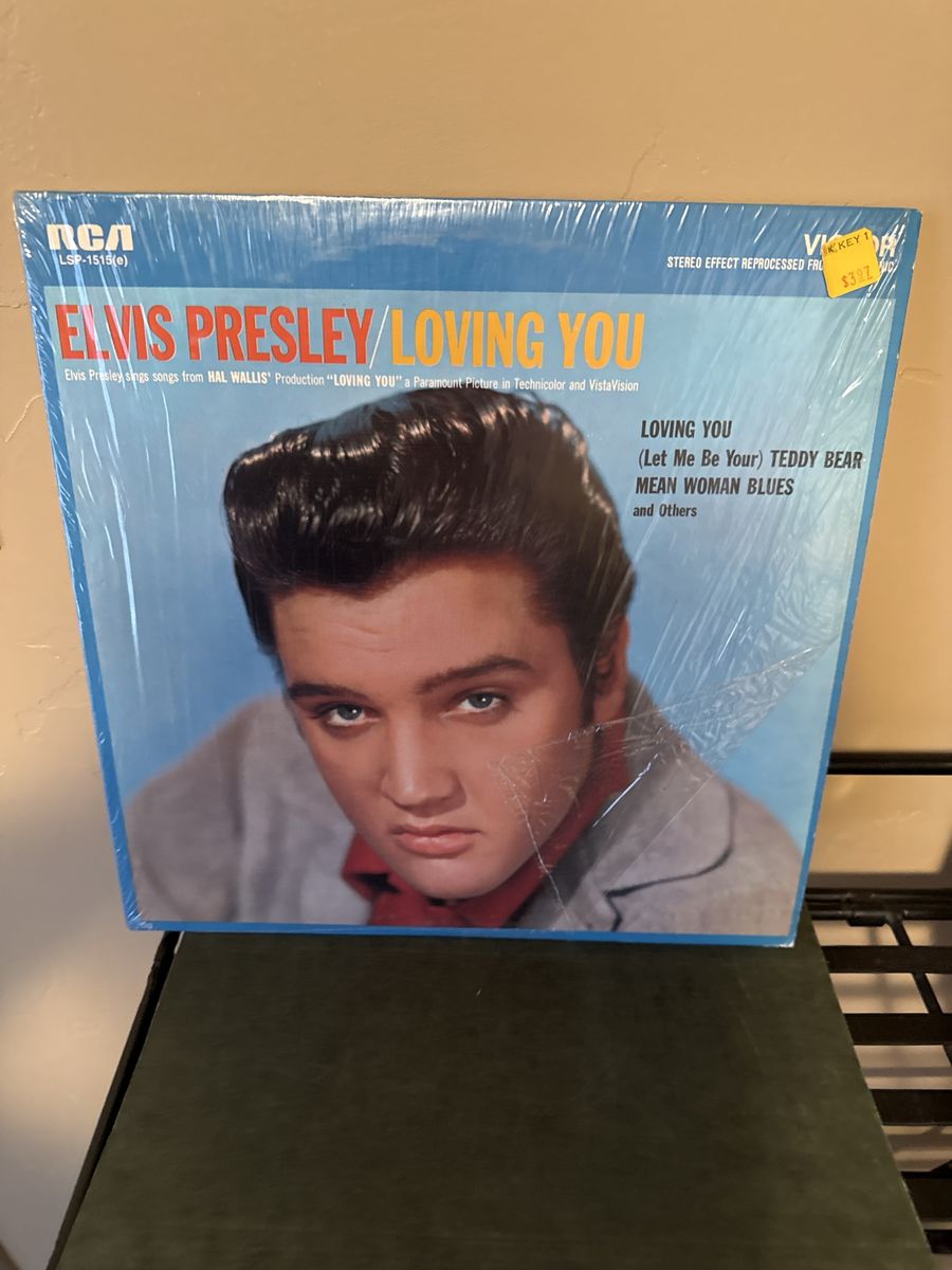Elvis Presley - Loving You Vinyl LP Record (RCA Victor LSP-1515(e)) In Shrink