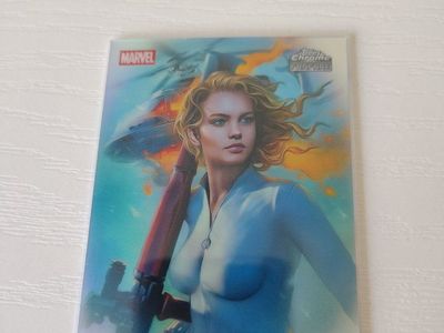 2026 Topps Chrome Marvel Fanfare White Widow Insert Card #FF-48