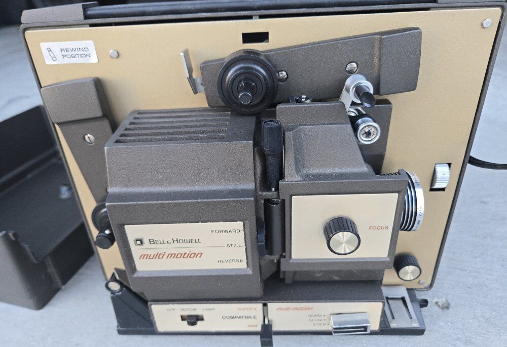 Bell & Howell Multi motion movie projector