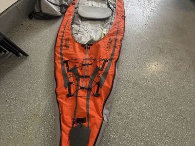 Advanced Elements AE1007-G AdvancedFrame Convertible Inflatable Kayak - Orange/Grey
