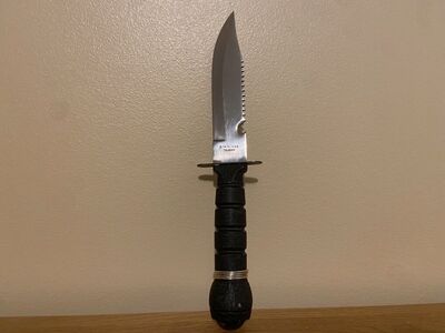 Survival Knife with Sheath, Compass & Sharpener