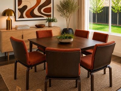 Mid Century Modern Dining Chairs Set Of 6