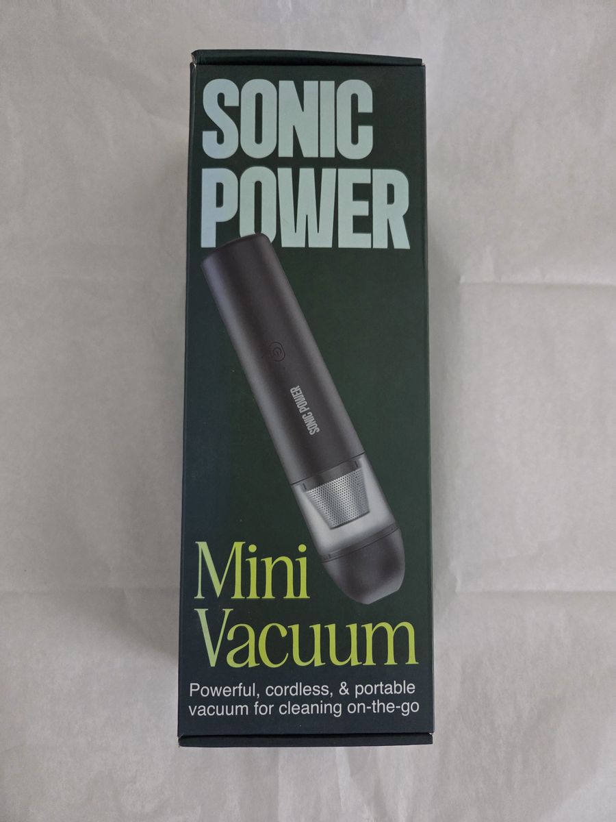Sonic Power Cordless Mini Vacuum - Like New