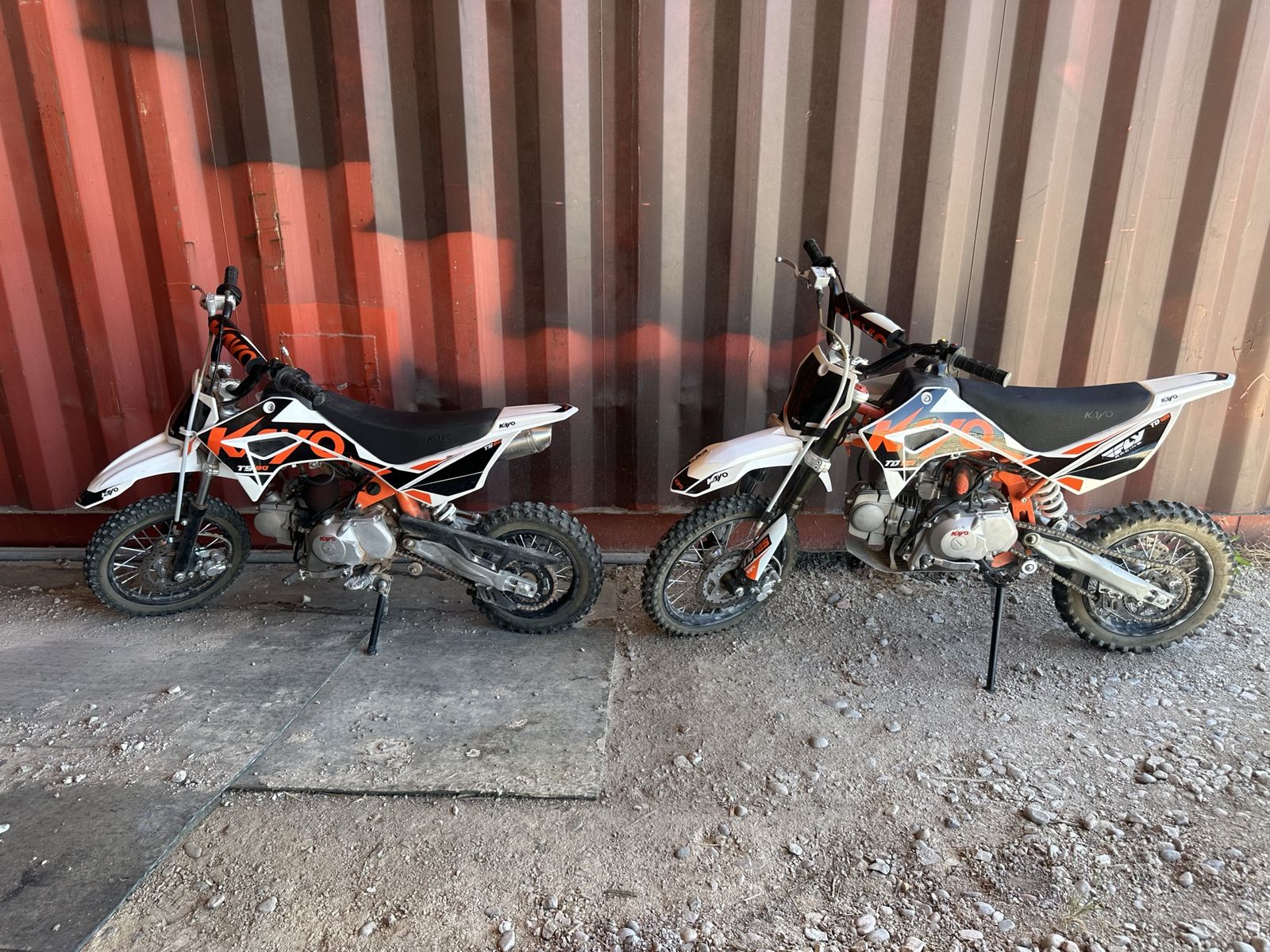 2021 Kayo TS 90 and Kayo TD 125 Dirt Bike - Orange & White