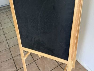Children's White Board & Chalkboard Combo