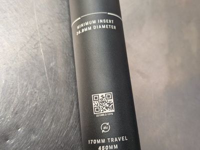 Bontrager LINE Dropper Seatpost - 34.9mm, 170mm Travel, 450mm Length