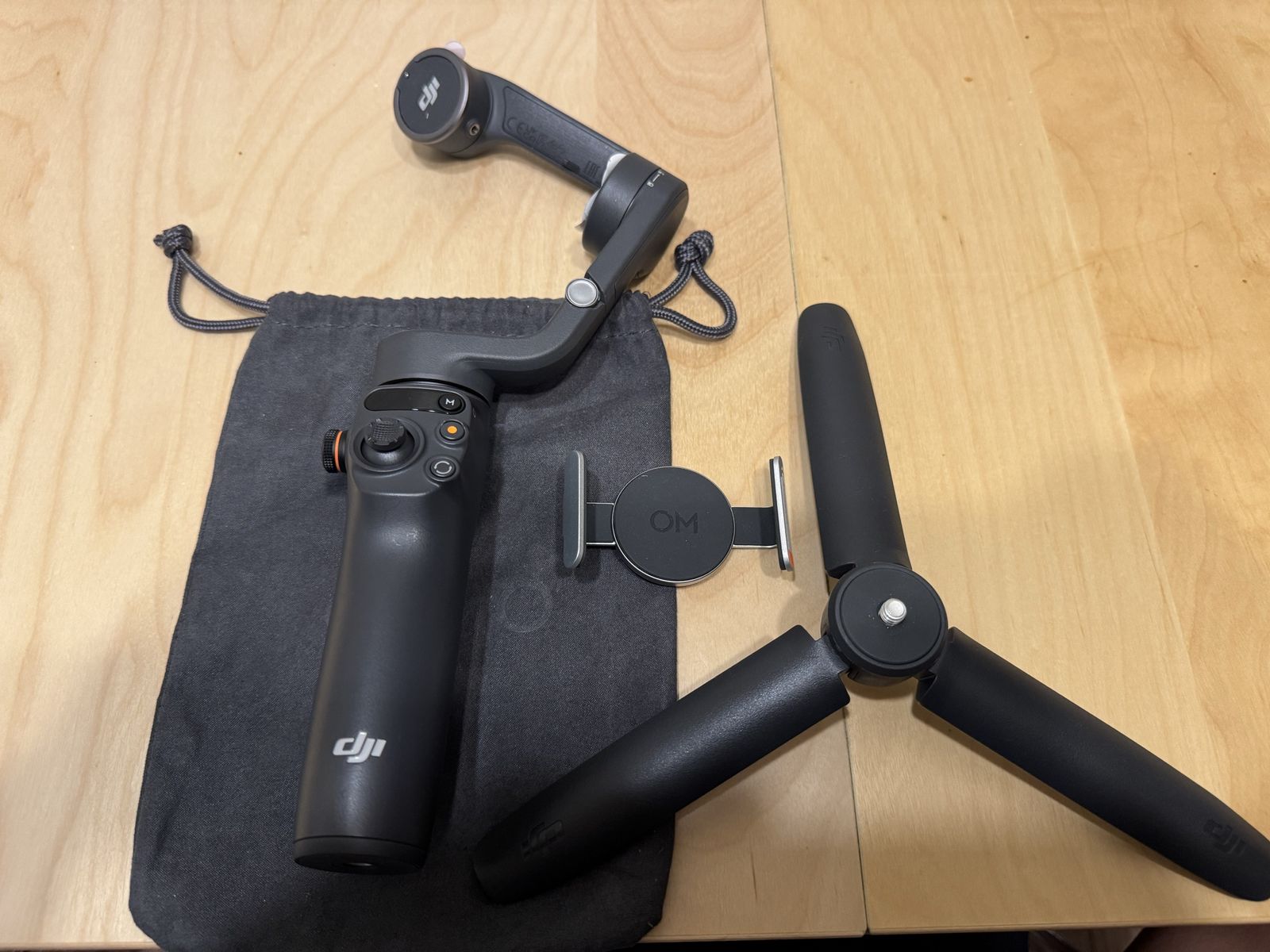 DJI Osmo Mobile 6 Smartphone Gimbal Stabilizer with Tripod and Pouch