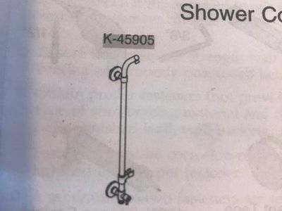 Kohler shower column 45906-CP Hydrorail-8 polished chrome
