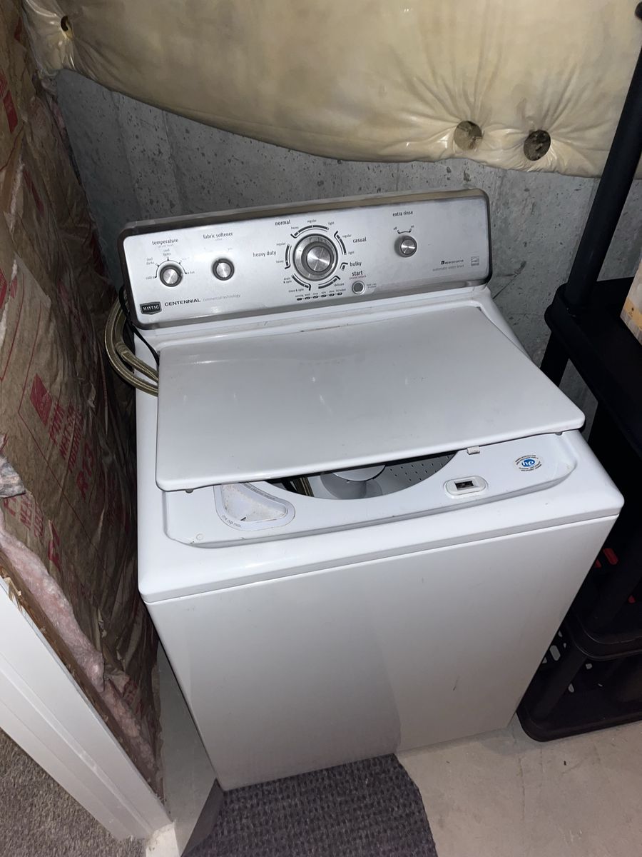 Maytag Centennial White Top Load Washer - Used, Excellent Condition
