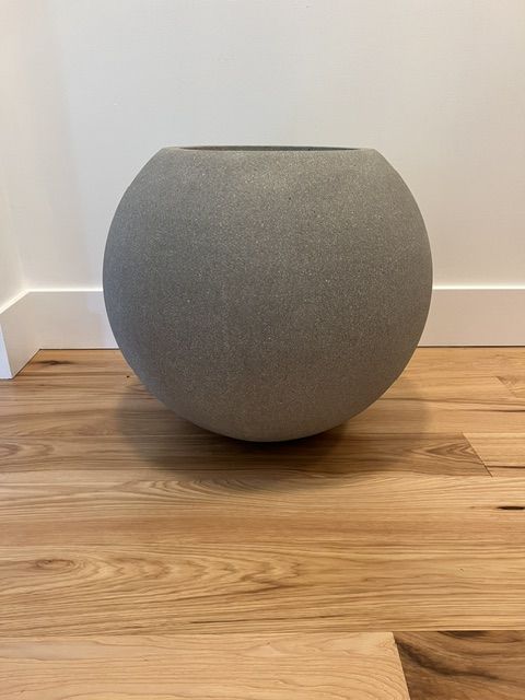 Crate & Barrel Sphere Indoor Outdoor Planter