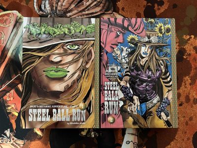 JoJo Manga JoJo’s Bizarre Adventure Part 7 Steel Ball Run Volumes 1 and 2