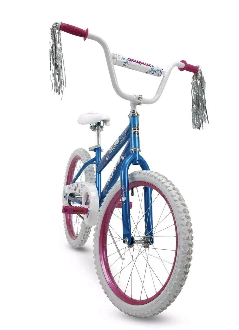 Huffy 20" Sea Star Kids' Bike, Fits Riders 44" - 56", Blue/Pink, Youth, Girls
