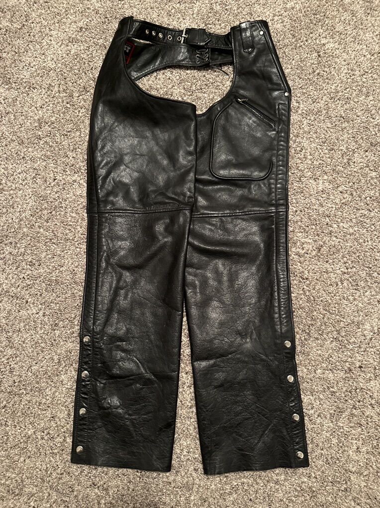 Leather Riding Chaps, $75 obo