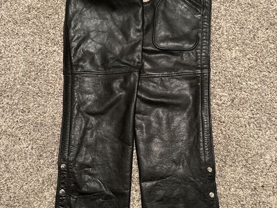 Leather Riding Chaps, $75 obo