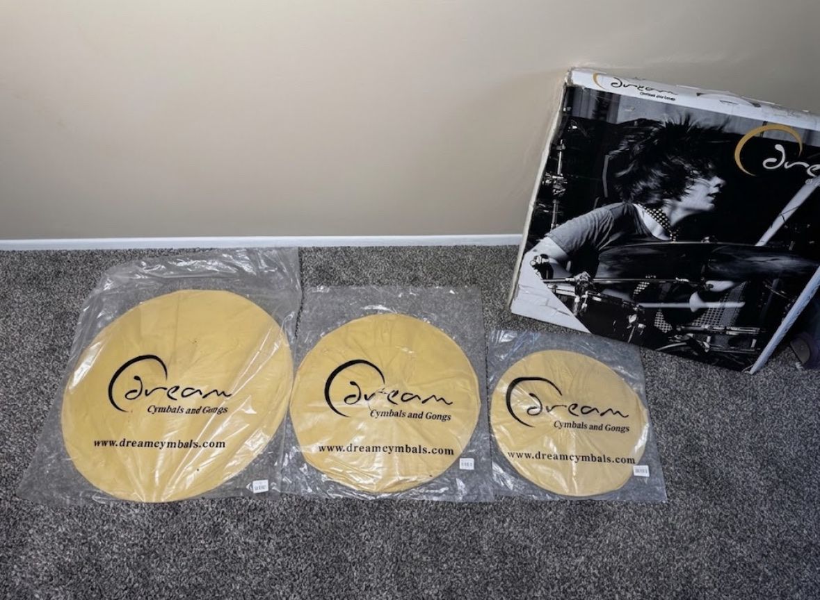 Dream Ignition cymbal set 14/18/22 - brand new