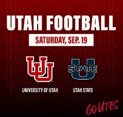 Utah Football - 2026 vs. Utah State (Sat. Sept. 19th) (1 seat only)