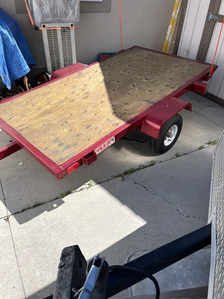 Small Utility Trailer Tilt Bed