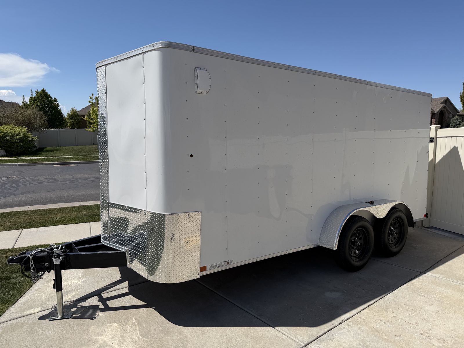 2026 Carry-On 7x16 Enclosed Trailer - Like New, $2,500 below retail