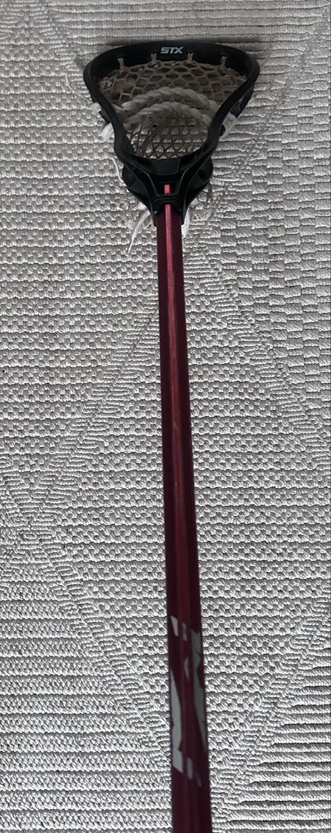 STX Surgeon Lacrosse defensive Stick Maroon/Black - Used