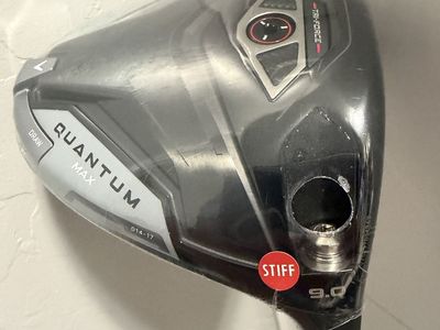 New in plastic Callaway Quantum Max Driver 9.0 Stiff RH
