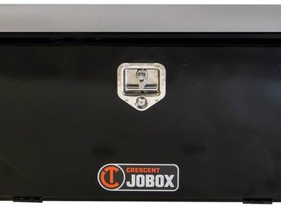 Delta JOBOX 48x18x18" Black Steel Underbed Truck Box Tool Box GMC Durmax Dodge Cummins Ford Super Duty Part Number: 1-007002