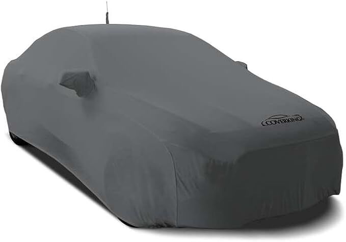 2014-2017 Chevy Chevrolet Camaro SS COVERKING Satin Stretch Fabric Gray