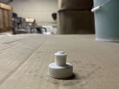 30mm White Push/Pull Caps: 2,500 pieces