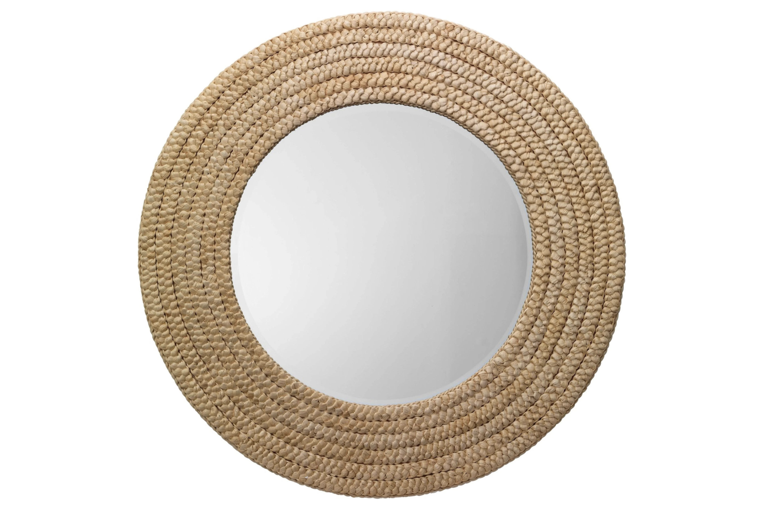 New in Box Jamie Young Meadow Seagrass Round Mirror 36" round